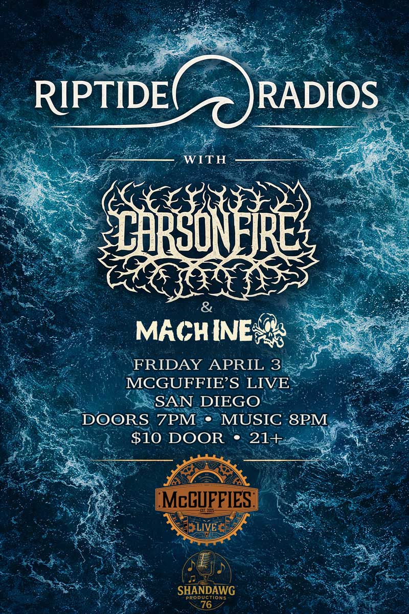 McGuffie's Live show flyer